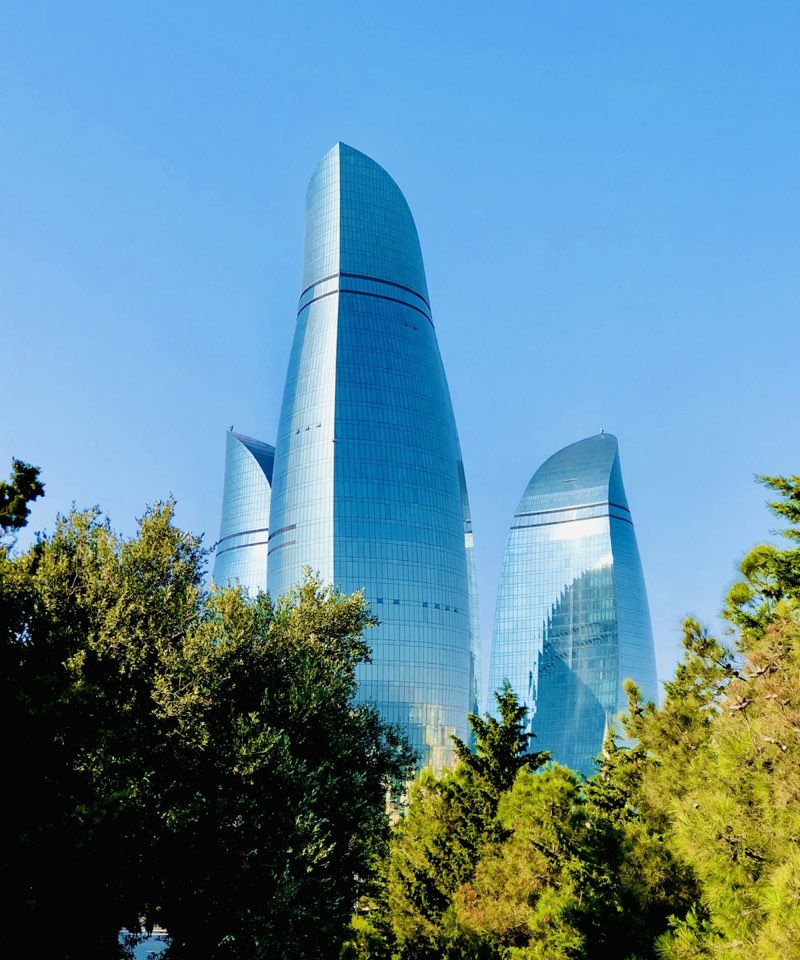The Flame Towers in Baku