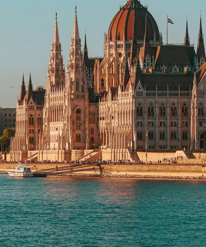 Hungarian Parliament Building on the Danube, Budapest