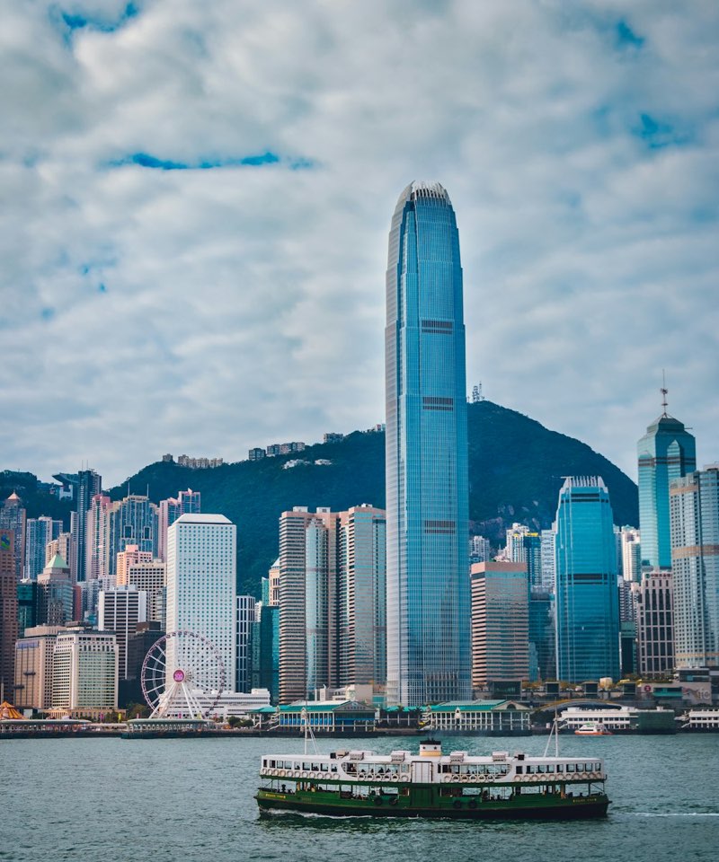 Hong Kong skyline across Victoria Harbour