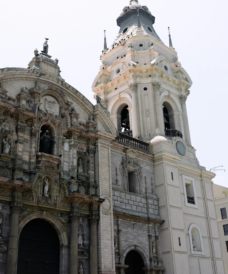 Historic cathedral in central Lima