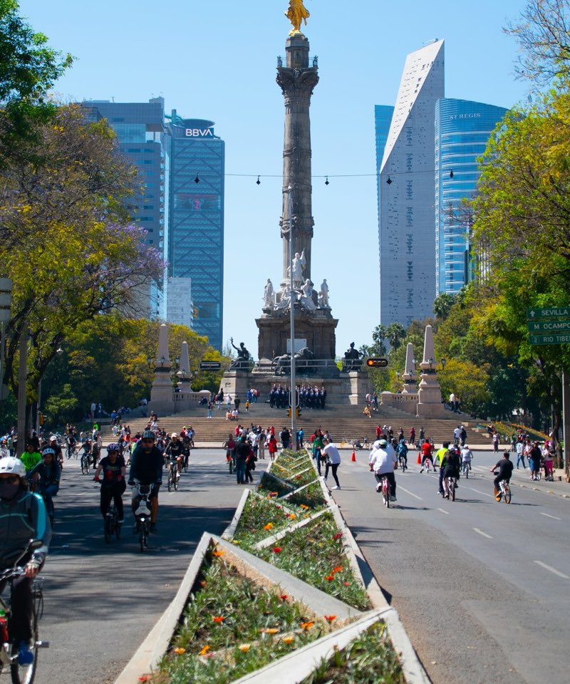 The Angel of Independence on Paseo de la Reforma, Mexico City