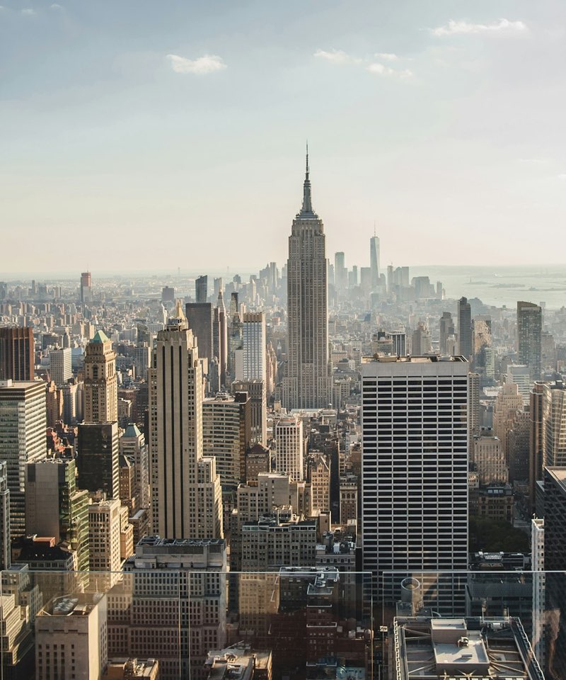 Manhattan skyline with the Empire State Building, New York