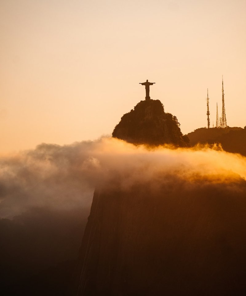 Christ the Redeemer on Corcovado above Rio de Janeiro