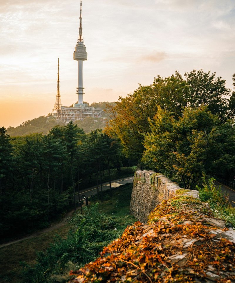 N Seoul Tower on Namsan hill