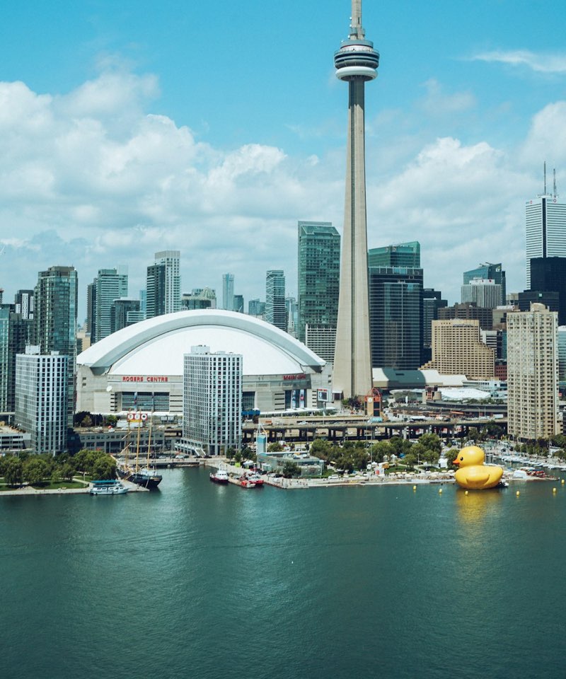 CN Tower and the Toronto waterfront